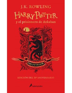 Harry Potter y el prisionero de Azkaban edicion Gryffindor del 20º aniversario Harry Potter 3